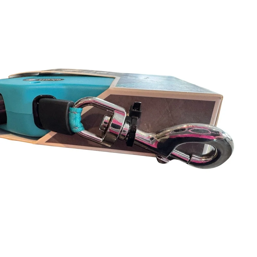 Alcott Adventure Retractable Dog Leash Large 16' 110lbs Wide Reflective Belt NEW